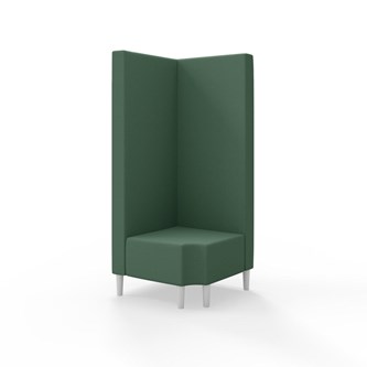 Snake hjørnemodul 90 grader R 12 med træben, høj ryg sh 43