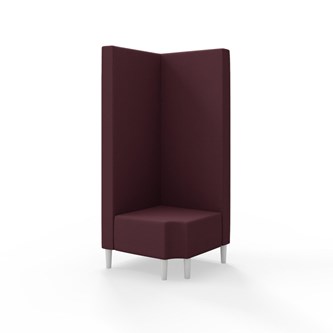 Snake hjørnemodul 90 grader R 12 med træben, høj ryg sh 43