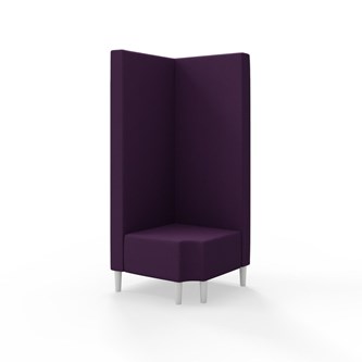 Snake hjørnemodul 90 grader R 12 med træben, høj ryg sh 43