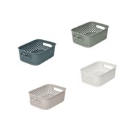 Opbevaringskurv i genanvendt plast lille