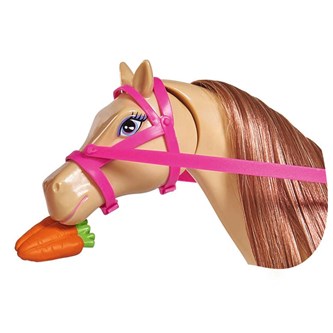 Steffi dukke rytter med hest