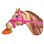 Steffi dukke rytter med hest