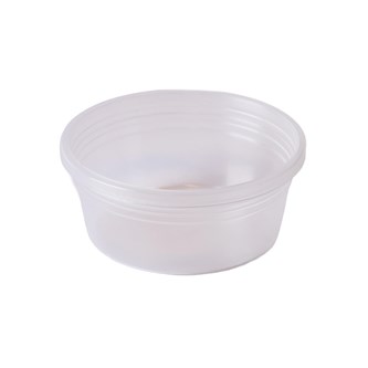 Plastbøtte med låg 8 stk.