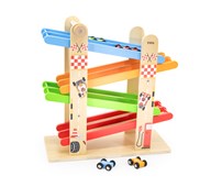 Dobbelt bilbane i træ