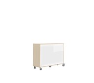 Kubus birk 1 hylde med whiteboard