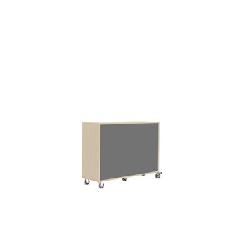 Kubus birk 1 hylde med bulletin board