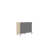 Kubus birk 1 hylde med bulletin board