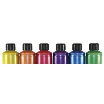 Lekolar hobbymaling metallic 6x500 ml