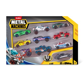 Metalbiler, 10-pak