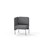 Adapt 60 lav ryg, sidepanel højre sh 45 cm
