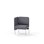 Adapt 60 lav ryg, sidepanel højre sh 45 cm