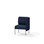 Adapt 60 lav ryg, sidepanel venstre sh 45 cm