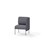 Adapt 60 lav ryg, sidepanel venstre sh 45 cm
