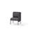 Adapt 60 lav ryg, sidepanel venstre sh 45 cm