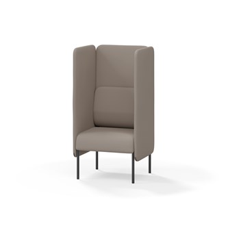 Adapt 60 høj ryg, dobbelte sidepaneler sh 45 cm