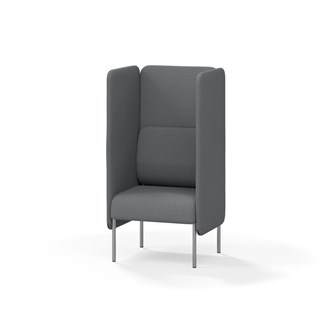 Adapt 60 høj ryg, dobbelte sidepaneler sh 45 cm
