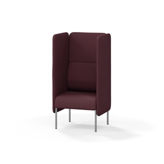 Adapt 60 høj ryg, dobbelte sidepaneler sh 45 cm