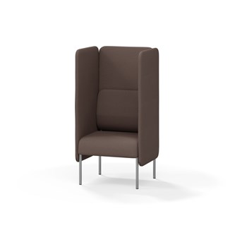 Adapt 60 høj ryg, dobbelte sidepaneler sh 45 cm