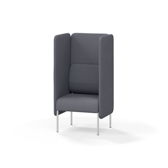Adapt 60 høj ryg, dobbelte sidepaneler sh 45 cm