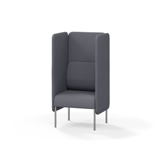 Adapt 60 høj ryg, dobbelte sidepaneler sh 45 cm