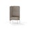 Adapt 60 høj ryg, sidepanel højre sh 45 cm