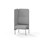 Adapt 60 høj ryg, sidepanel højre sh 45 cm