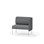 Adapt 90 lav ryg, sidepanel venstre sh 45 cm