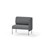 Adapt 90 lav ryg, sidepanel venstre sh 45 cm