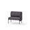 Adapt 90 lav ryg, sidepanel venstre sh 45 cm