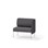 Adapt 90 lav ryg, sidepanel venstre sh 45 cm