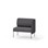 Adapt 90 lav ryg, sidepanel venstre sh 45 cm