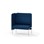 Adapt 90 medium ryg, sidepanel højre sh 45 cm