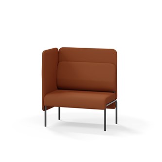 Adapt 90 medium ryg, sidepanel højre sh 45 cm