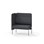 Adapt 90 medium ryg, sidepanel højre sh 45 cm