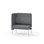 Adapt 90 medium ryg, sidepanel højre sh 45 cm
