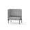 Adapt 90 medium ryg, sidepanel højre sh 45 cm