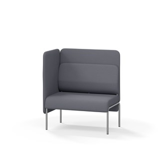 Adapt 90 medium ryg, sidepanel højre sh 45 cm