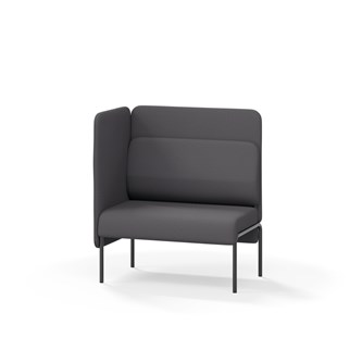 Adapt 90 medium ryg, sidepanel højre sh 45 cm