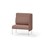 Adapt 90 medium ryg, sidepanel venstre sh 45 cm