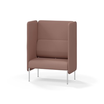 Adapt 90 høj ryg, dobbelte sidepaneler sh 45 cm