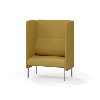 Adapt 90 høj ryg, dobbelte sidepaneler sh 45 cm
