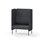 Adapt 90 høj ryg, dobbelte sidepaneler sh 45 cm