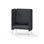 Adapt 90 høj ryg, dobbelte sidepaneler sh 45 cm