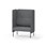 Adapt 90 høj ryg, dobbelte sidepaneler sh 45 cm