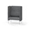 Adapt 90 høj ryg, dobbelte sidepaneler sh 45 cm