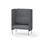 Adapt 90 høj ryg, dobbelte sidepaneler sh 45 cm