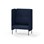 Adapt 90 høj ryg, dobbelte sidepaneler sh 45 cm