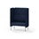 Adapt 90 høj ryg, dobbelte sidepaneler sh 45 cm