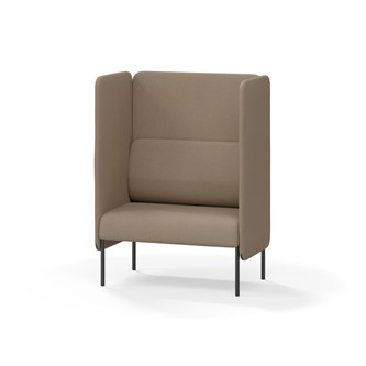 Adapt 90 høj ryg, dobbelte sidepaneler sh 45 cm