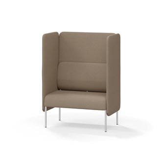 Adapt 90 høj ryg, dobbelte sidepaneler sh 45 cm
